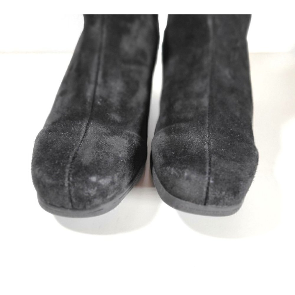 La Canadienne Black Long Knee High Wedge Boots / booties Size Us 8M - Picture 10 of 16